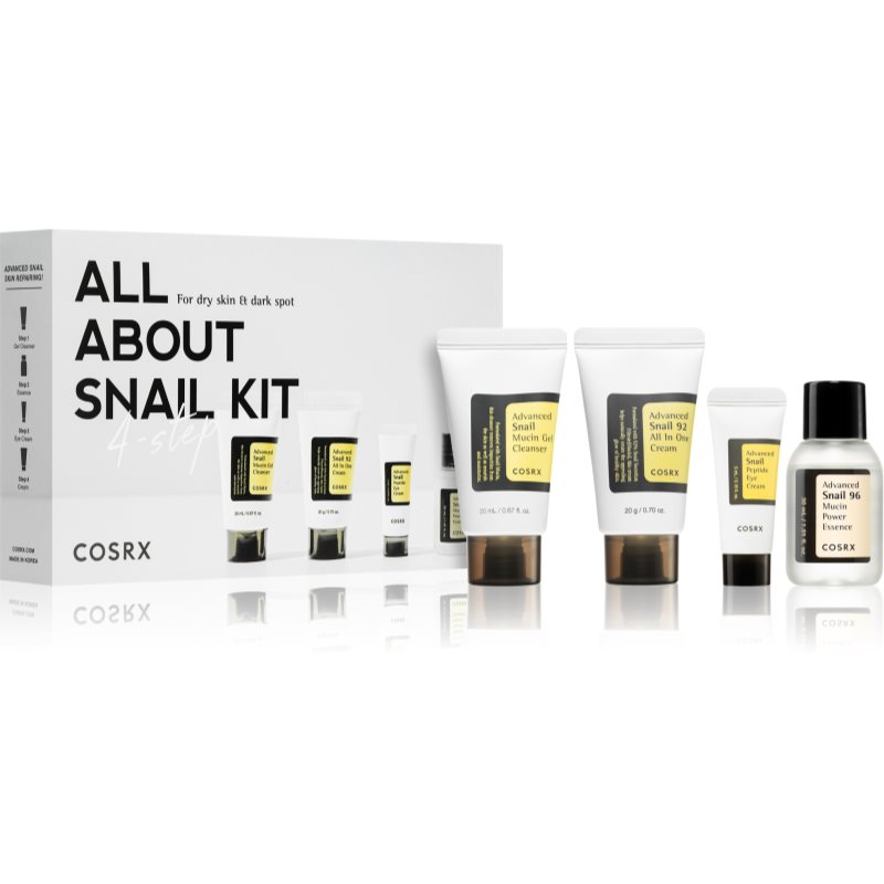 Cosrx Advanced Snail All About Snail Kit sada pre intenzívnu hydratáciu pleti 1 ks