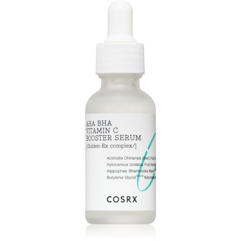Cosrx AHA/BHA Vitamin C Booster Serum vyhlazující exfoliační sérum pro rozjasnění pleti 30 ml