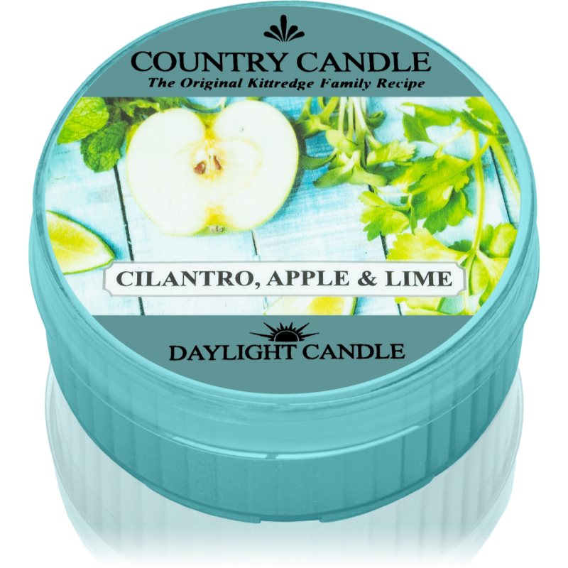 Country Candle Cilantro, Apple & Lime čajna svijeća 42 g