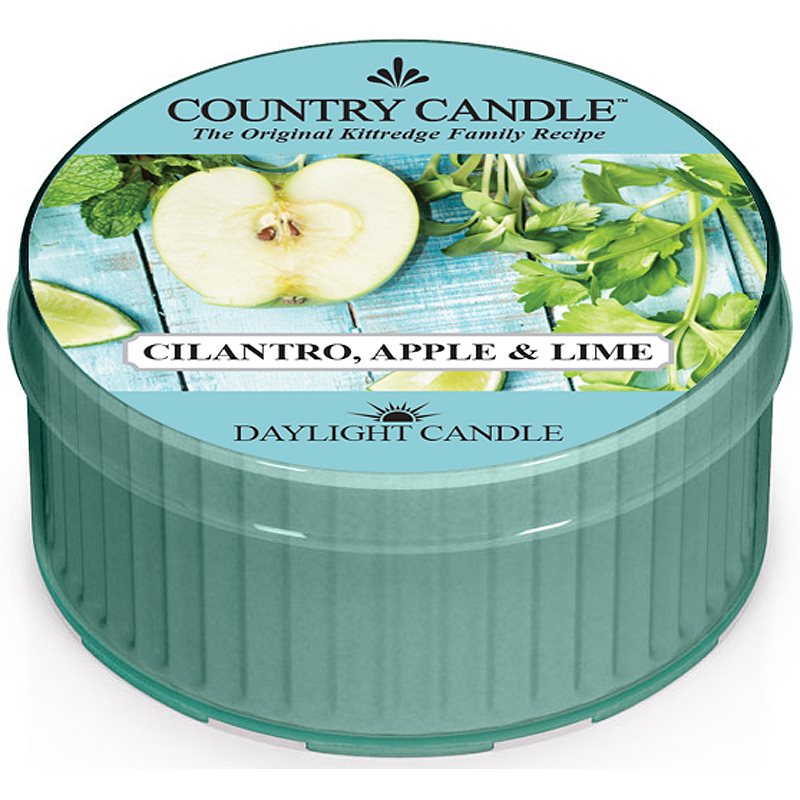 Country Candle Cilantro, Apple & Lime arbatinė žvakė 42 g