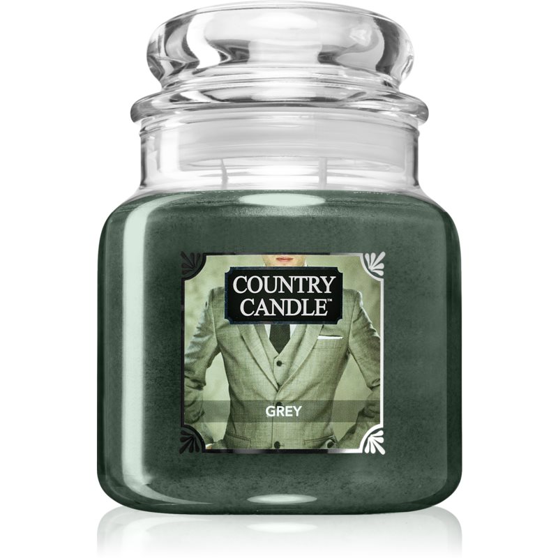 Country Candle Grey dišeča sveča 453 g