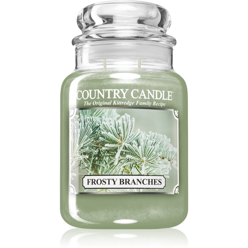 Country Candle Frosty Branches vonná svíčka 652 g