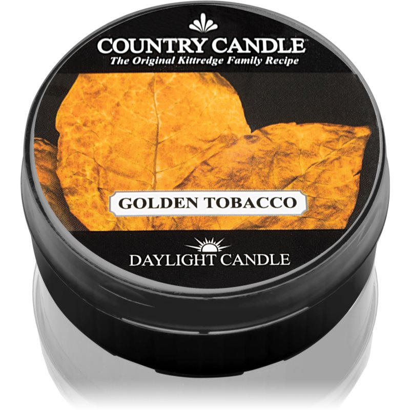 Country Candle Golden Tobacco čajová sviečka 42 g