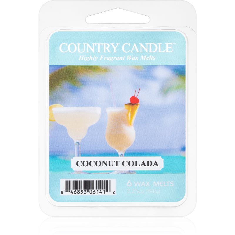 Country Candle Coconut Colada illatos viasz aromalámpába 64 g