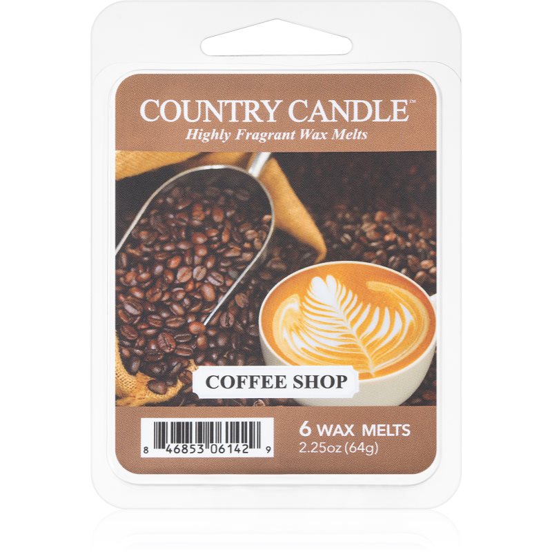 Country Candle Coffee Shop illatos viasz aromalámpába 64 g