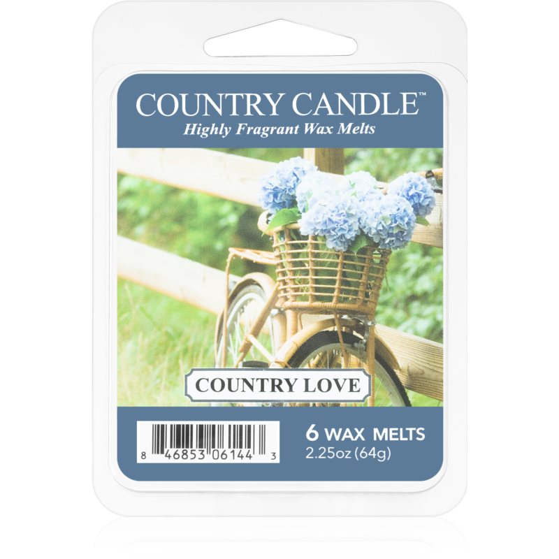 Country Candle Country Love vosek za aroma lučko 64 g