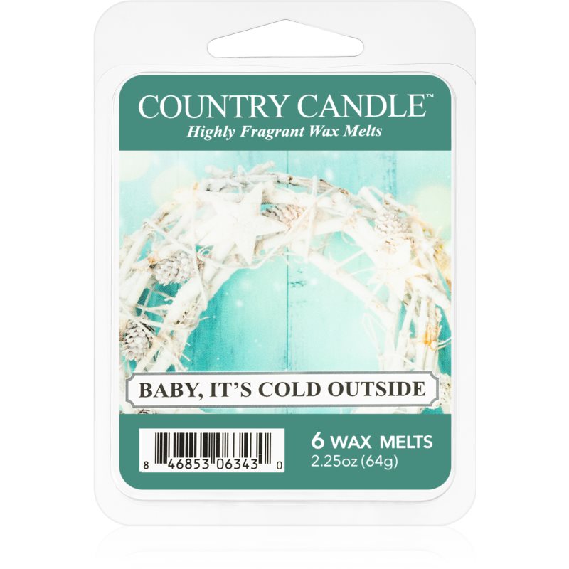 Country Candle Baby It's Cold Outside illatos viasz aromalámpába 64 g