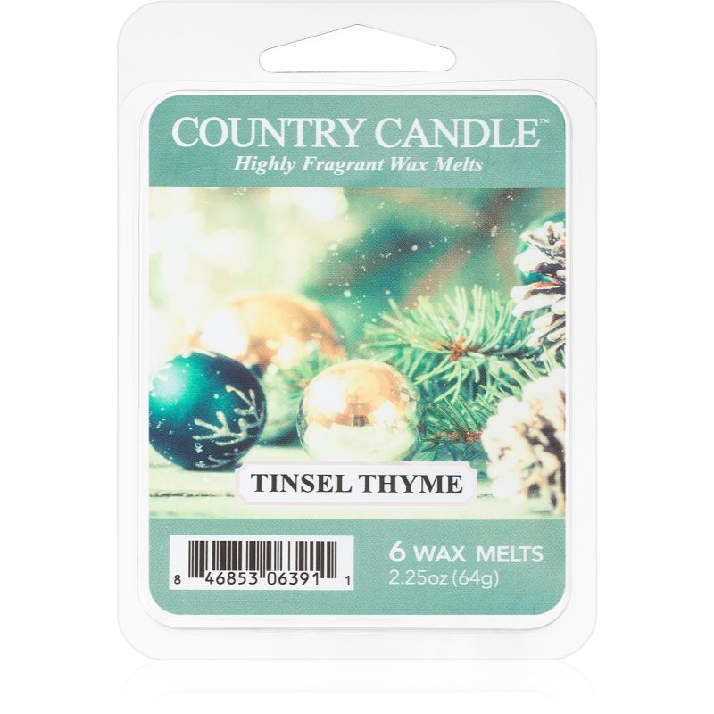 Country Candle Tinsel Thyme Wax Melt 64 G