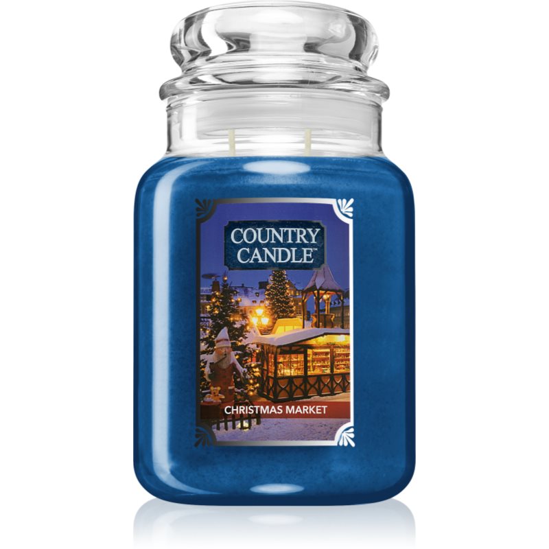 Country Candle Christmas Market vonná sviečka 680 g