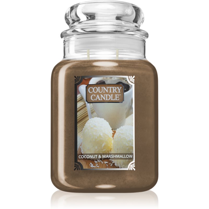 Country Candle Coconut & Marshmallow scented candle 680 g
