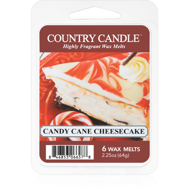 E-shop Country Candle Candy Cane Cheescake vosk do aromalampy 64 g