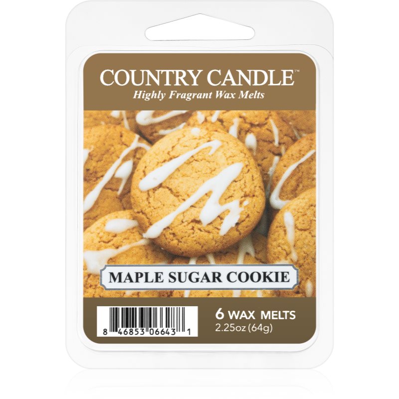 Country Candle Maple Sugar & Cookie vosek za aroma lučko 64 g