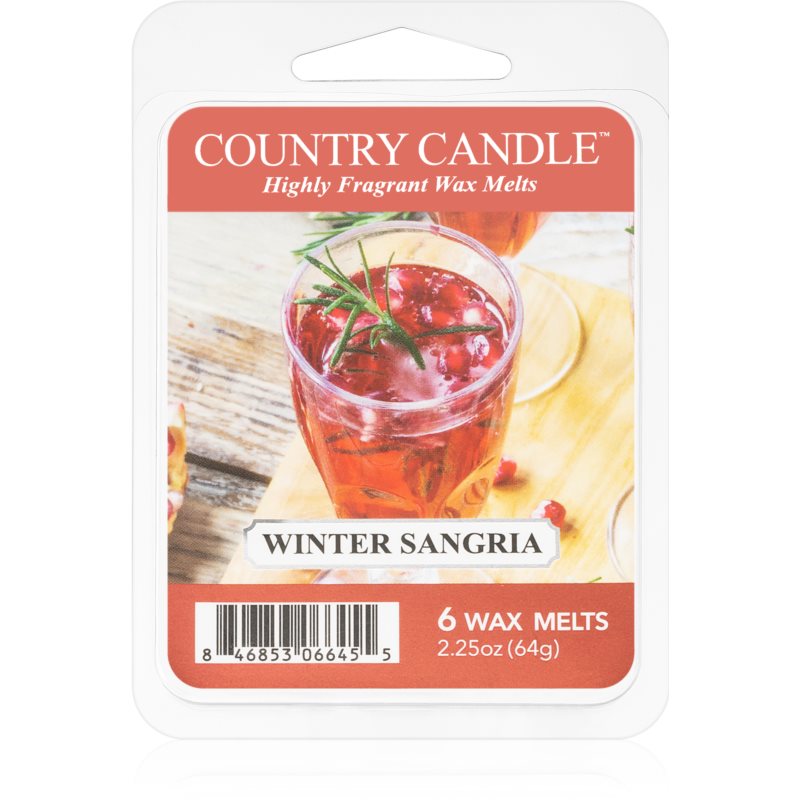 Country Candle Winter Sangria vosek za aroma lučko 64 g