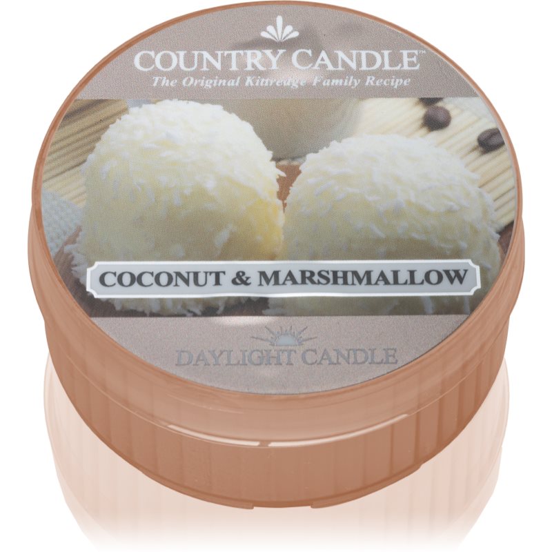 Country Candle Coconut & Marshmallow arbatinė žvakė 42 g
