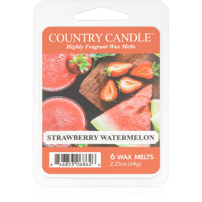 Country Candle Strawberry Watermelon wachs für aromalampen 64 g