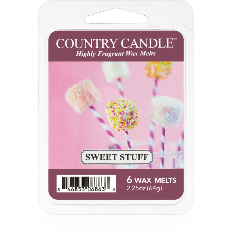 Country Candle Sweet Stuf illatos viasz aromalámpába 64 g
