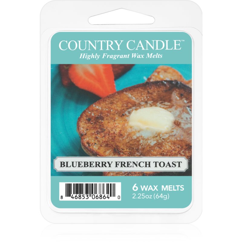 Country Candle Blueberry French Toast illatos viasz aromalámpába 64 g