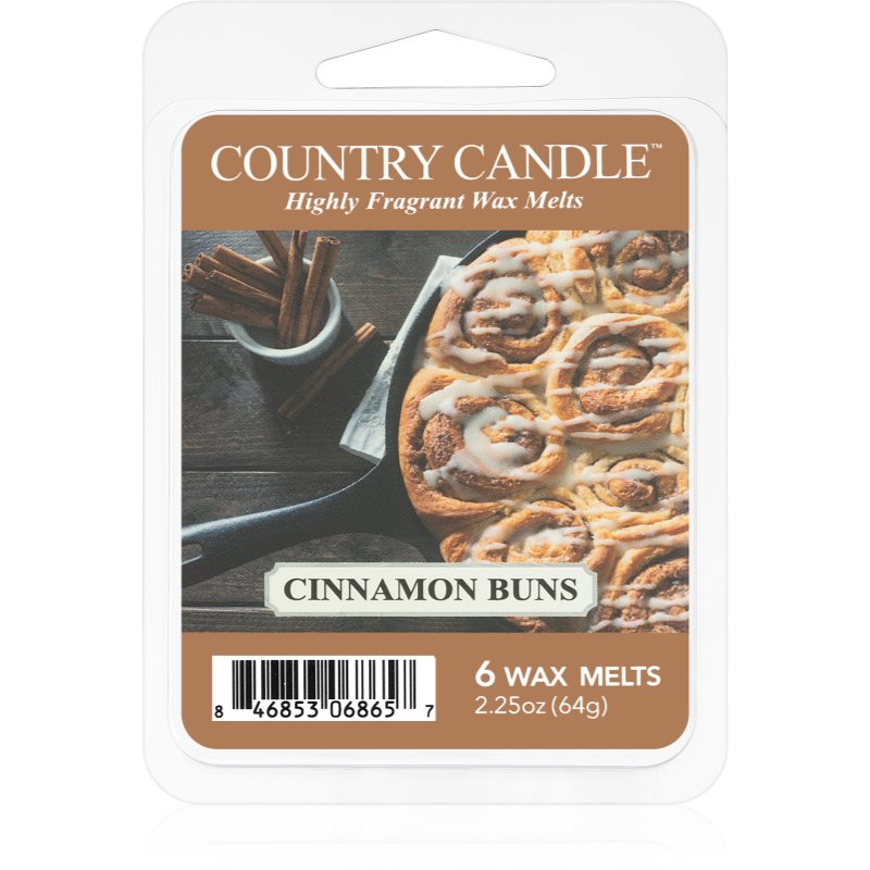 Country Candle Cinnamon Buns vosek za aroma lučko 64 g