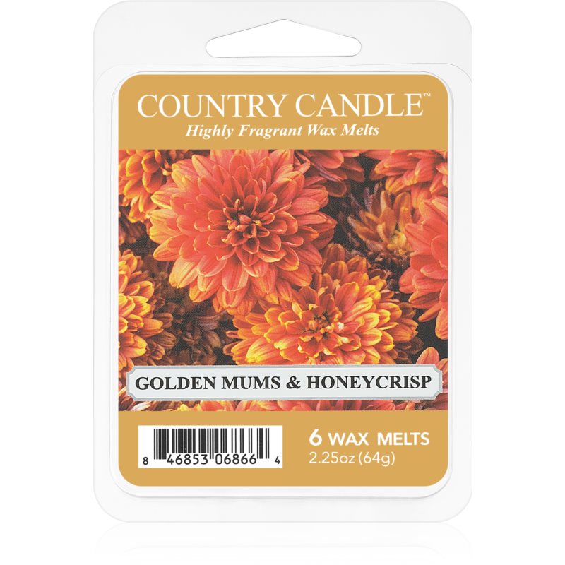 Country Candle Golden Mums & Honey Crisp Wax Melt 64 G