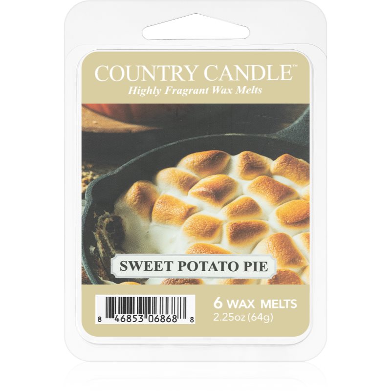 Country Candle Sweet Potato Pie κερί για αρωματική λάμπα 64 γρ