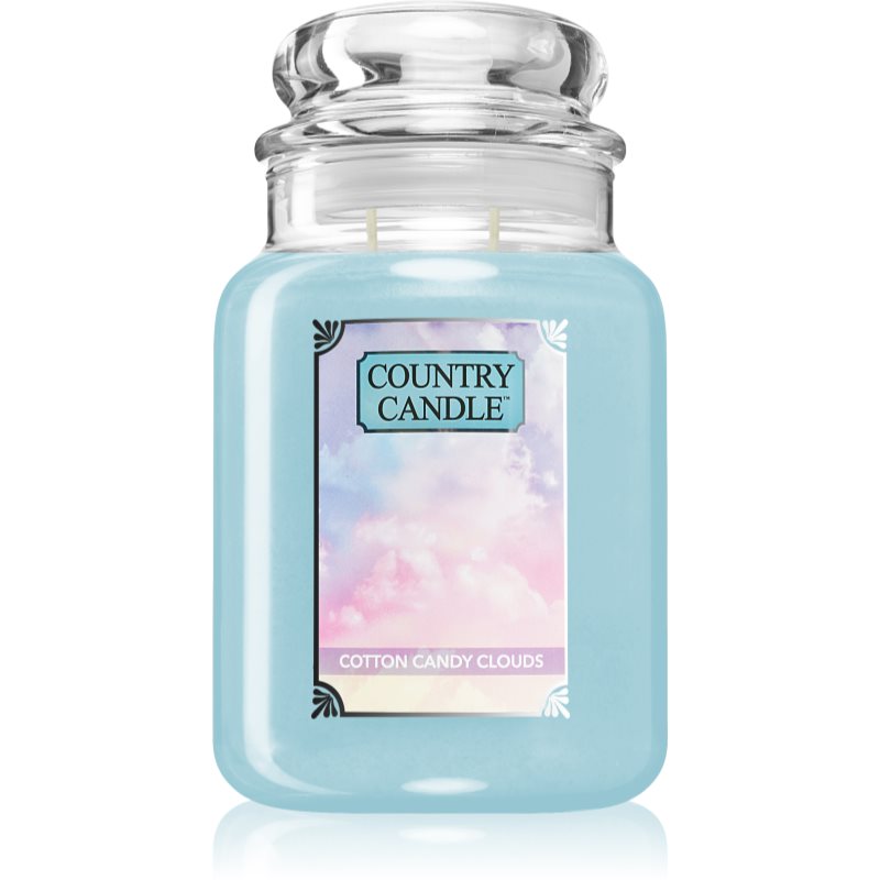 Country Candle Cotton Candy Clouds bougie parfumée 680 g unisex