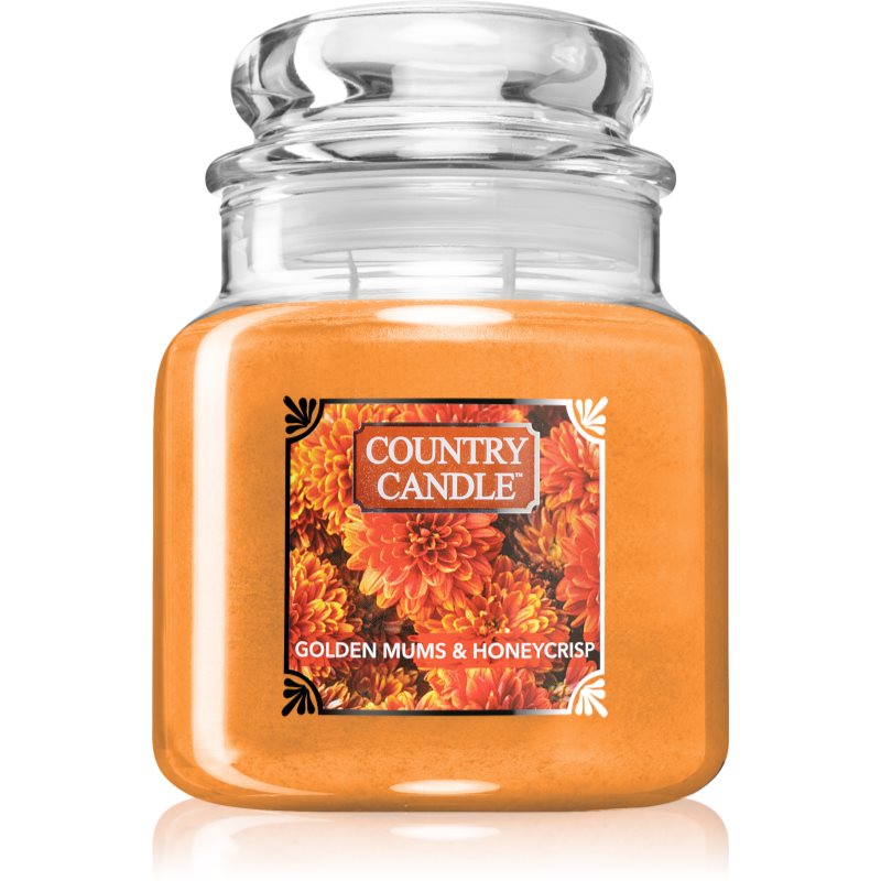Country Candle Golden Mums & Honey Crisp Scented Candle 453 G