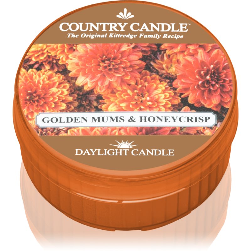 Country Candle Golden Mums & Honey Crisp Tealight Candle 42 G