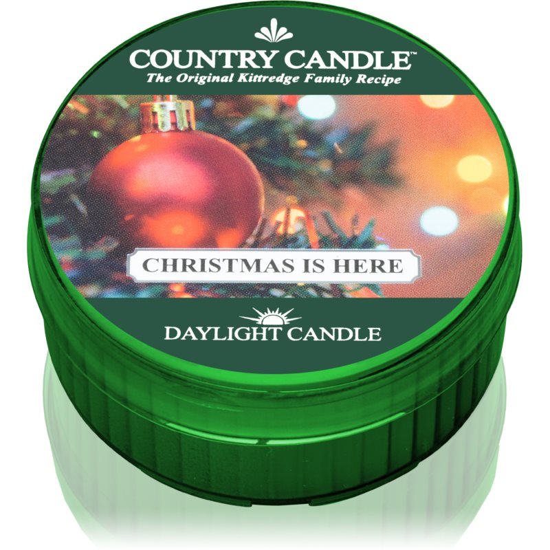 Country Candle Christmas Is Here arbatinė žvakė 42 g