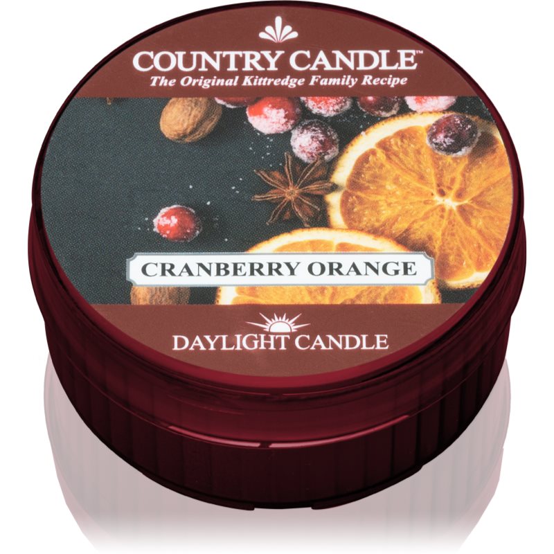 Country Candle Cranberry Orange čajová sviečka 42 g
