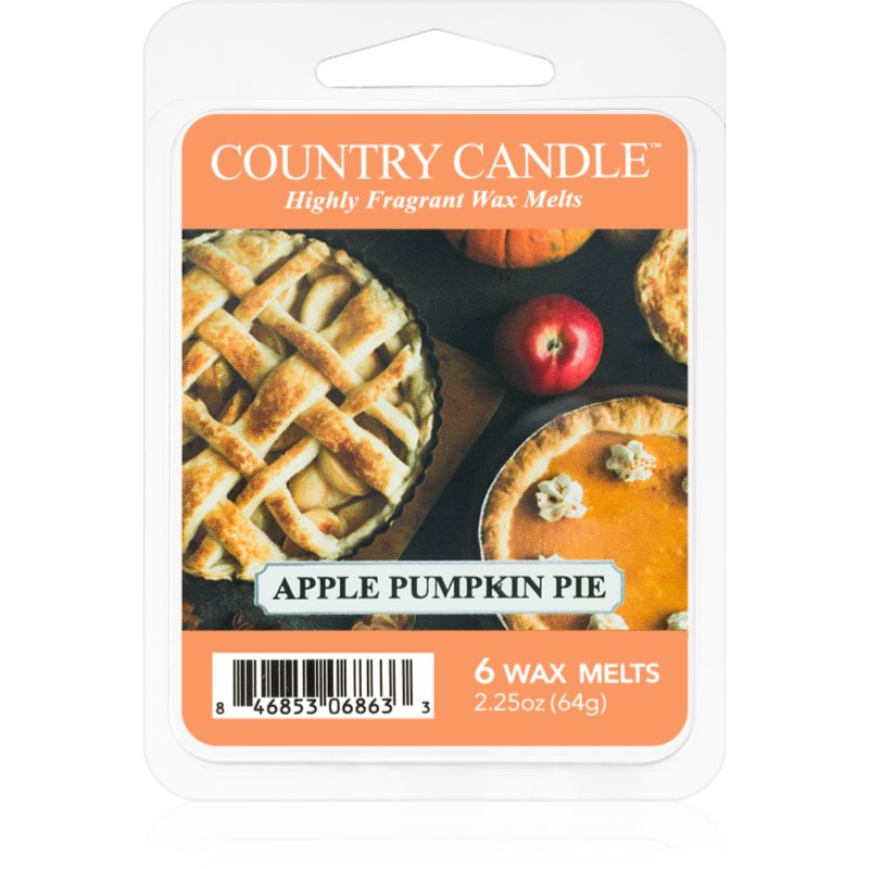 Country Candle Apple Pumpkin Pie vosek za aroma lučko 64 g