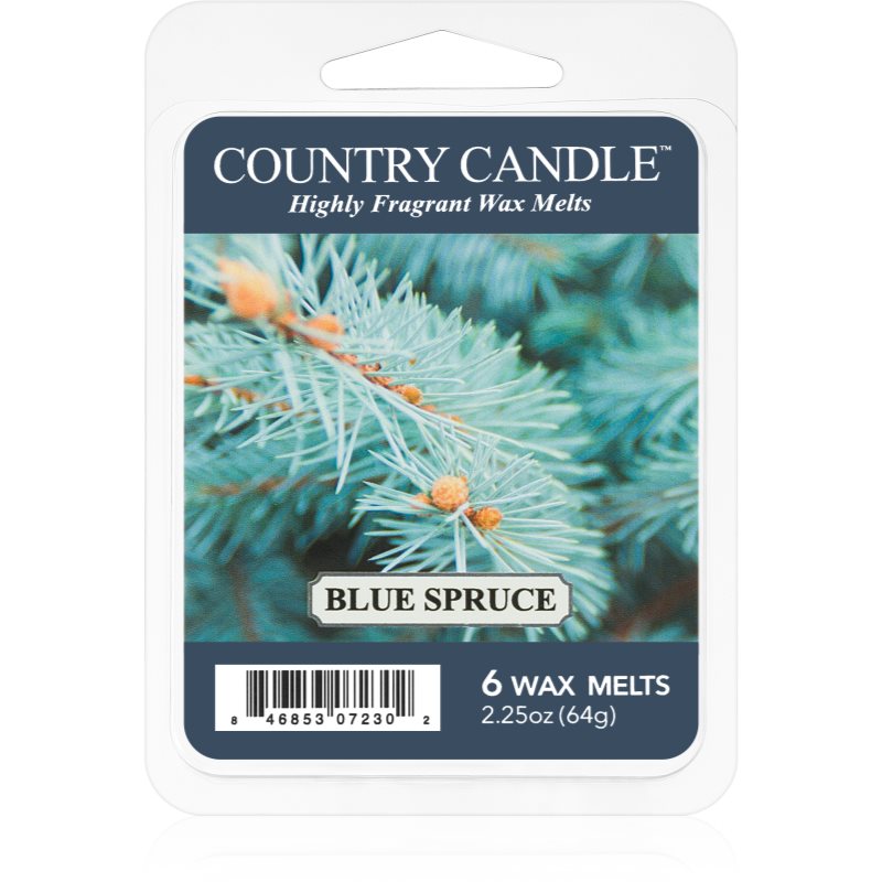 Country Candle Blue Spruce illatos viasz aromalámpába 64 g
