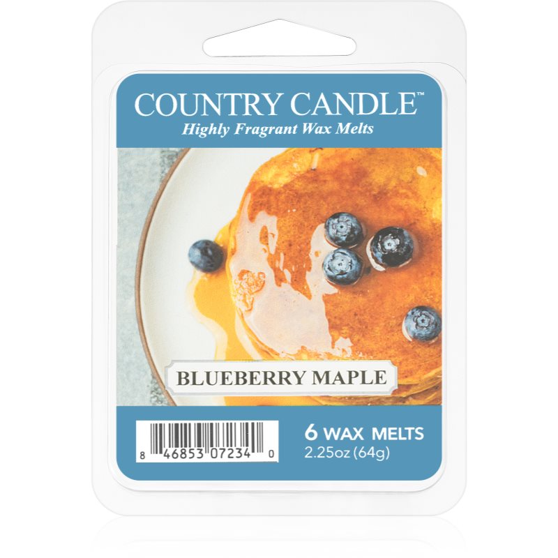 Country Candle Blueberry Maple illatos viasz aromalámpába 64 g