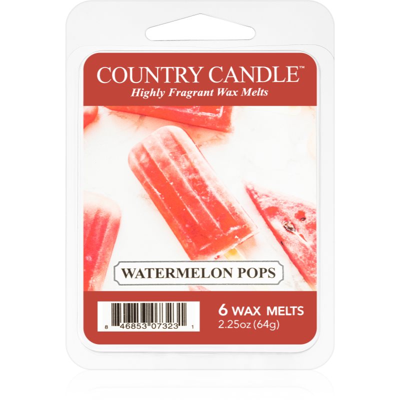Country Candle Watermelon Pops wachs für aromalampen 64 g