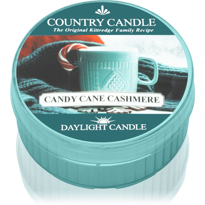 E-shop Country Candle Candy Cane Cashmere čajová svíčka 42 g