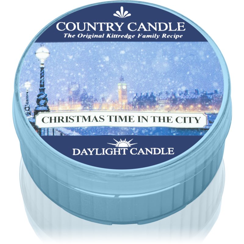 Country Candle Christmas Time In The City čajna sveča 42 g