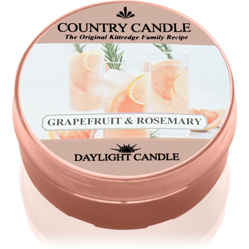 Country Candle Grapefruit & Rosemary čajová svíčka 42 g