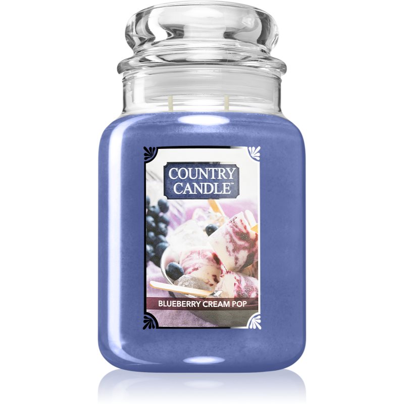 Country Candle Blueberry Cream Pop Scented Candle 680 G