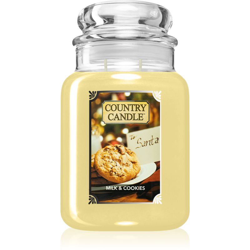 Country Candle Milk & Cookies ароматна свещ 737 гр.