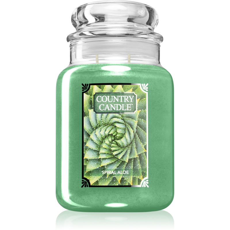 Country Candle Spiral Aloe Scented Candle 680 G