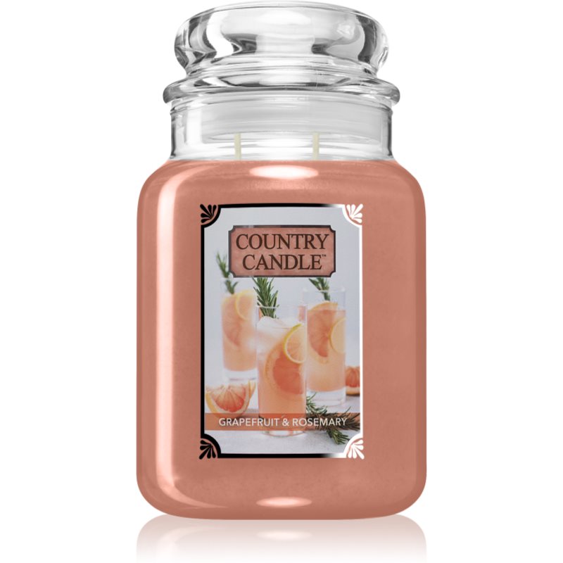 Country Candle Grapefruit & Rosemary ароматна свещ 680 гр.
