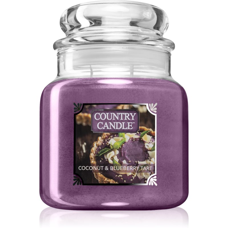 Country Candle Coconut & Blueberry Tart mirisna svijeća 453 g