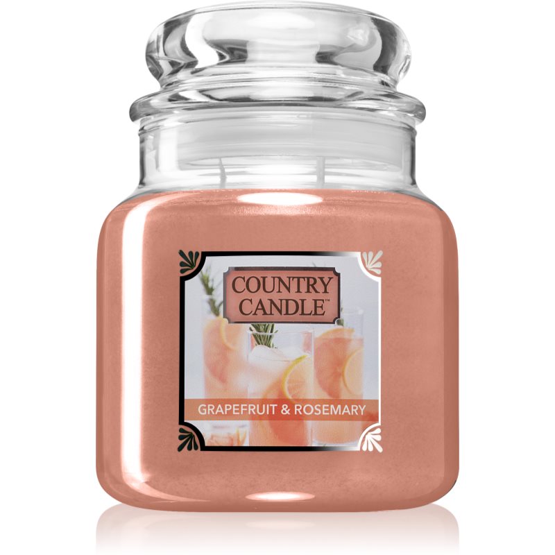 Country Candle Grapefruit & Rosemary dišeča sveča 453 g
