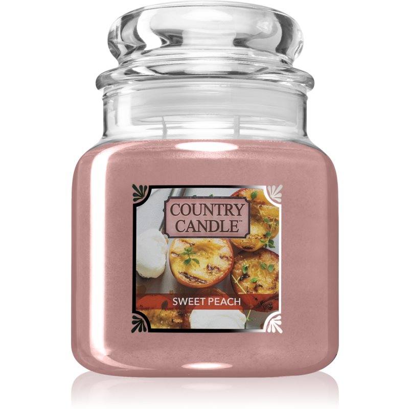 Country Candle Sweet Peach dišeča sveča 453 g