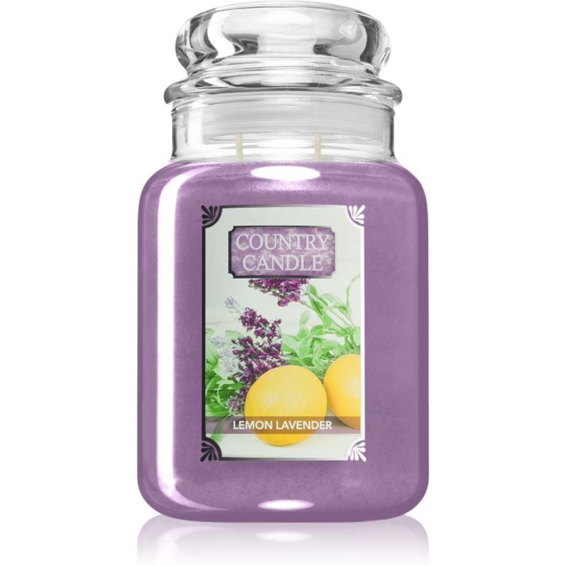 Country Candle Lemon Lavender świeczka zapachowa 737 g
