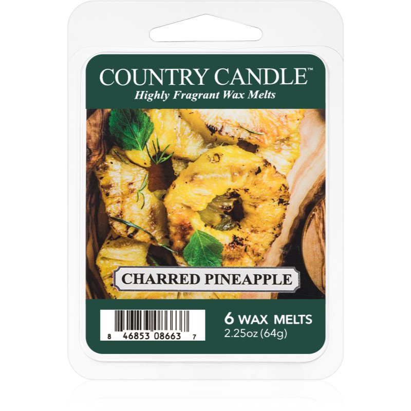 Country Candle Charred Pineapple wachs für aromalampen 64 g