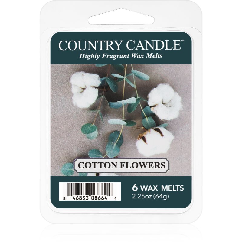 Country Candle Cotton Flowers віск для аромалампи 64 гр