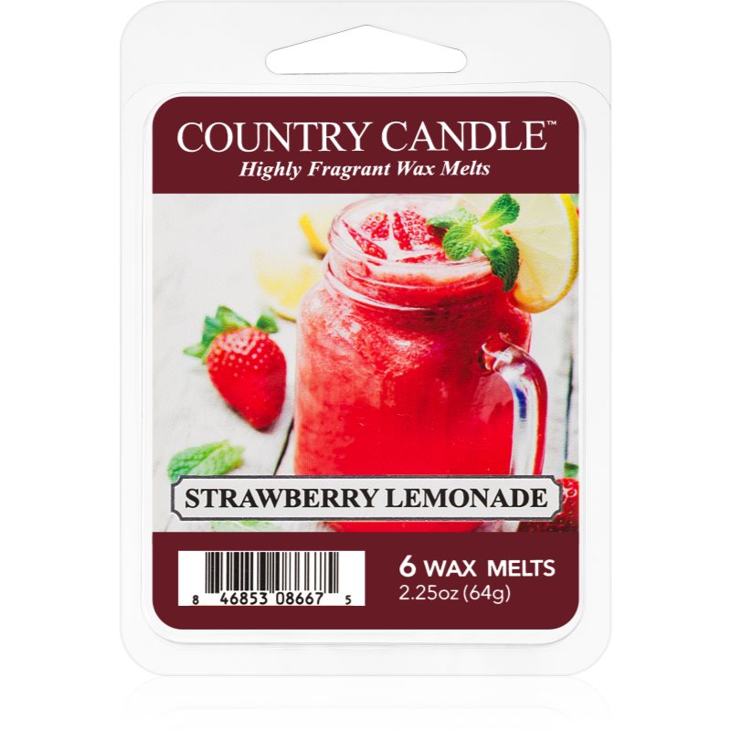 Country Candle Strawberry Lemonade vosek za aroma lučko 64 g