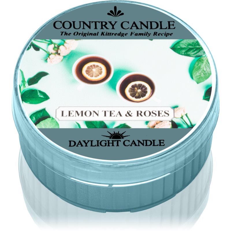 Country Candle Lemon Tea & Roses čajna svijeća 42 g