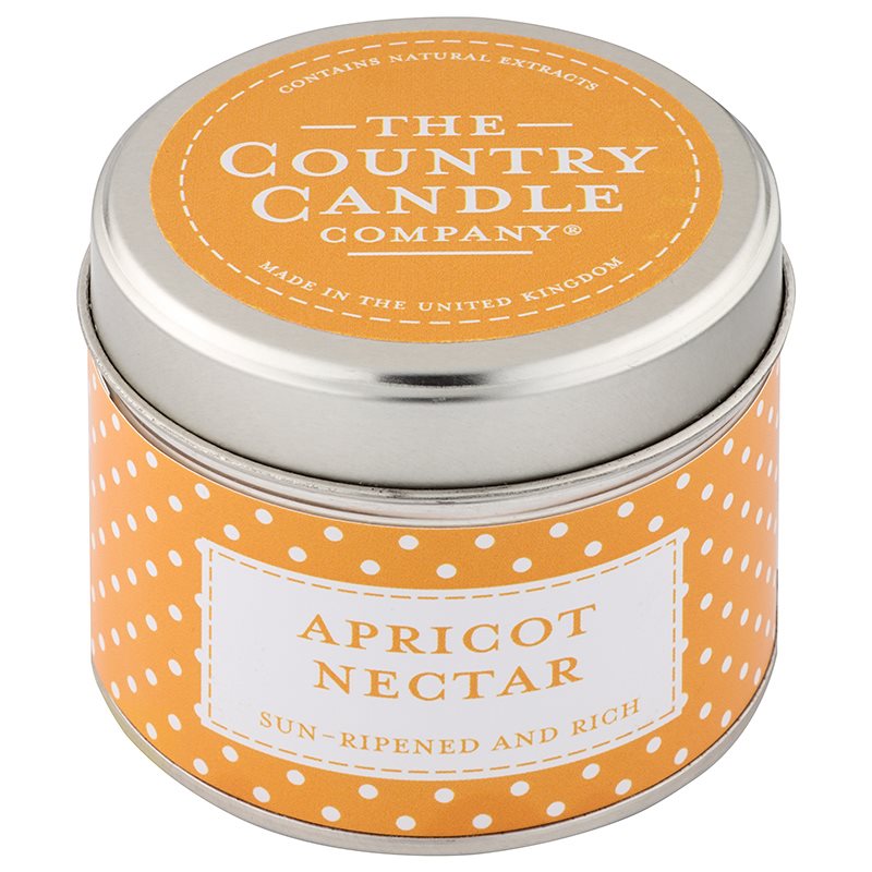 

Country Candle Apricot Nectar aроматична свічка в металевій коробці