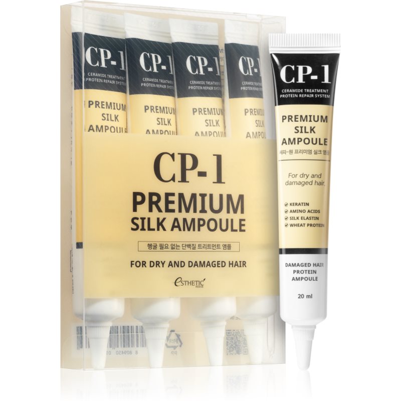 CP-1 Premium Silk незмивний відновлюючий догляд для сухого або пошкодженого волосся 4x20 мл